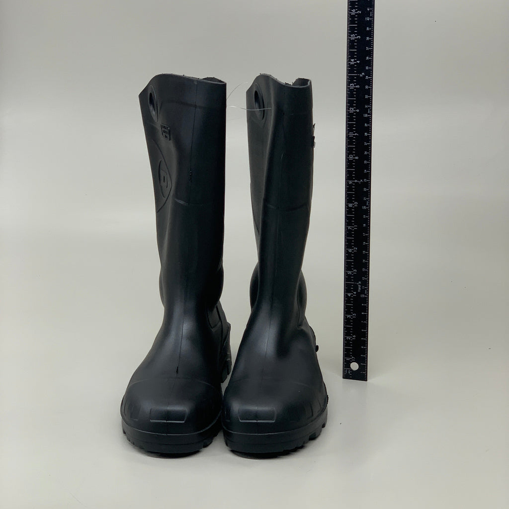 DUNLOP Steel Toe Safety Boots Waterproof Sz M 4 W 6 Black 86776