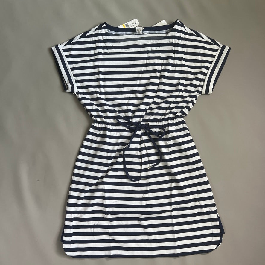 TOMMY BAHAMA Women's Short Sleeve Amira Stripe Short Dress Size S Island Navy (New)