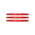 Industry Nine iRiX Headset Spacer 1-1/8'' Height: 2.5mm Aluminum Red 3pcs