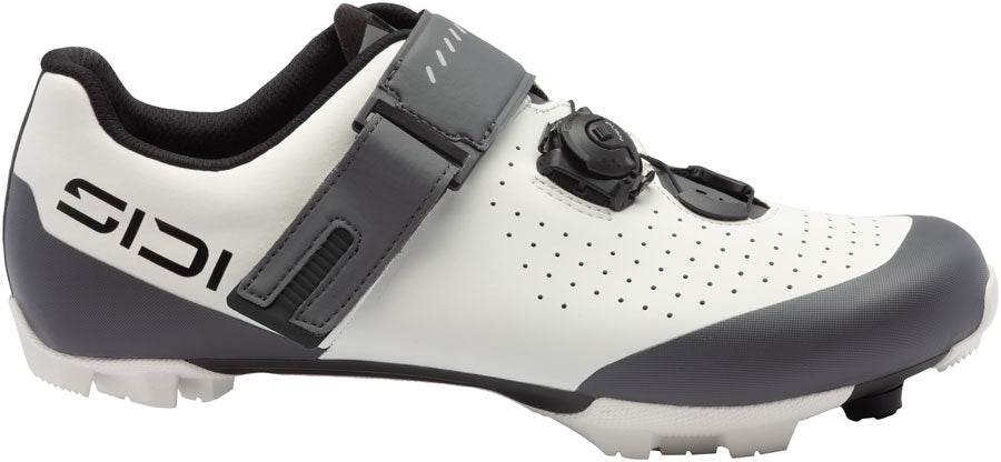 SIDI Physis Mountain Clipless Shoes - Men's Ice White/Anthracite 40.5