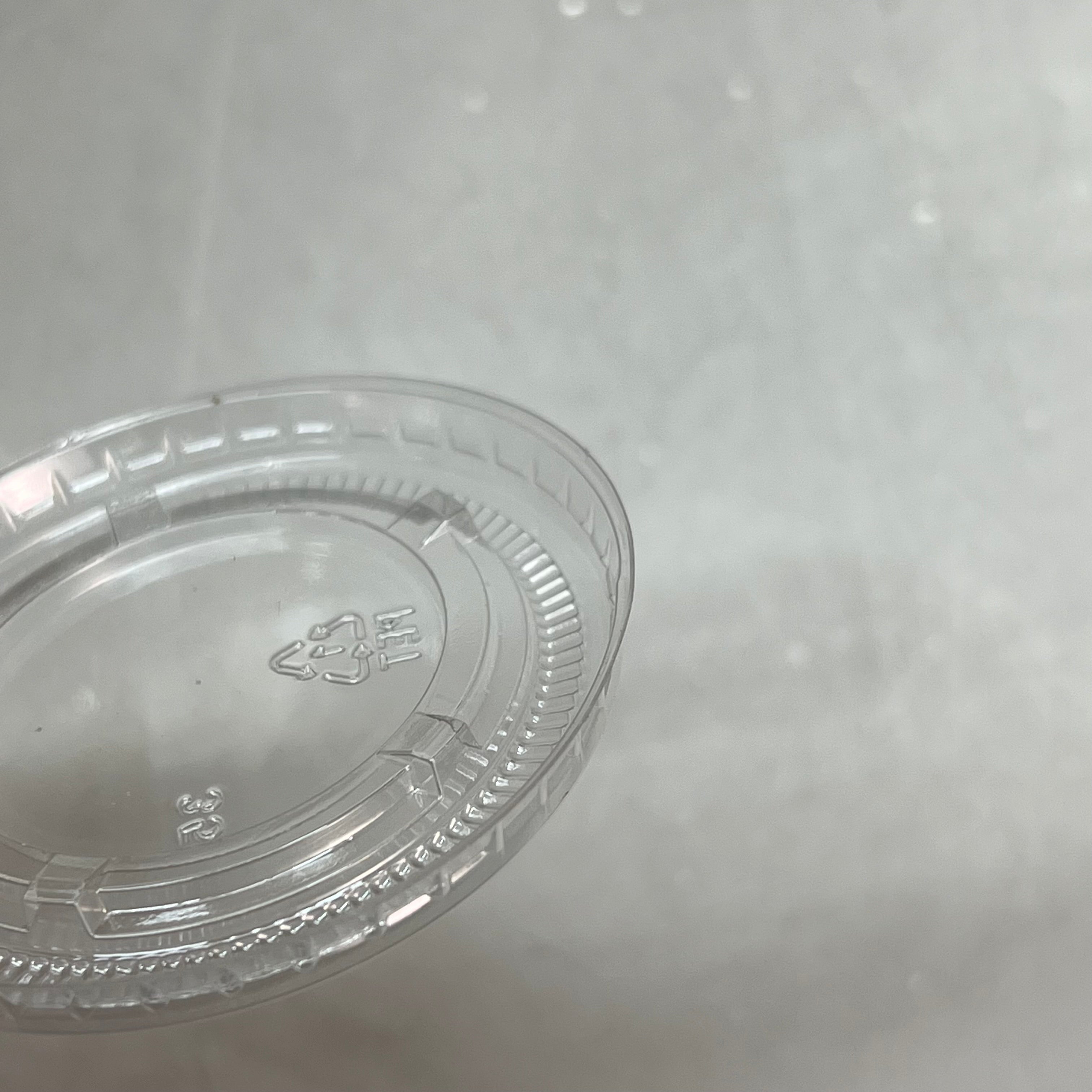 ZA@ EVO PAK (2,500 PACK) Tight Fitting Portion Cup Lids PET Fits 1.5/2.0/2.5oz Clear LCP2