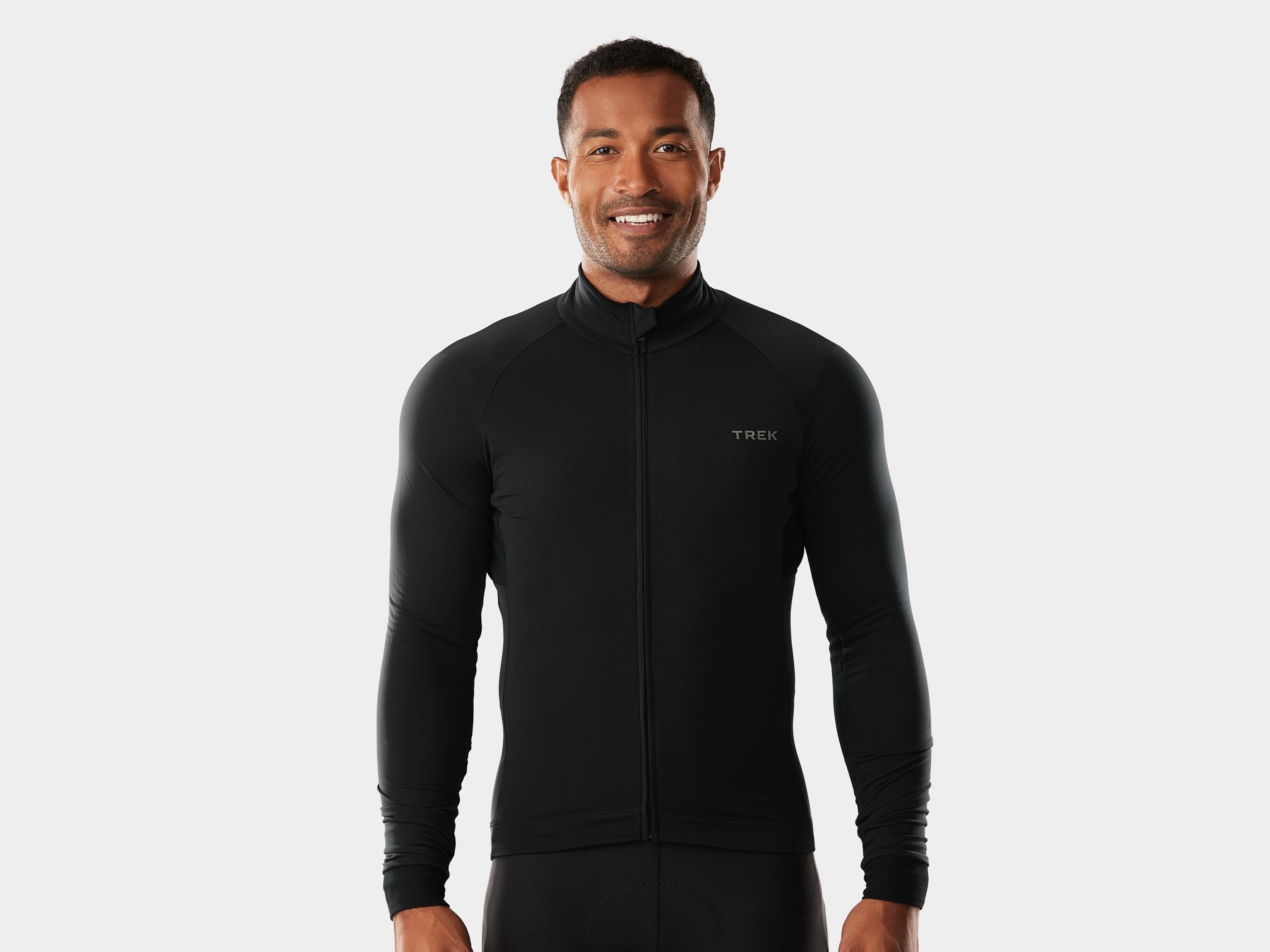 Trek Circuit Thermal Long Sleeve Small Black Jersey
