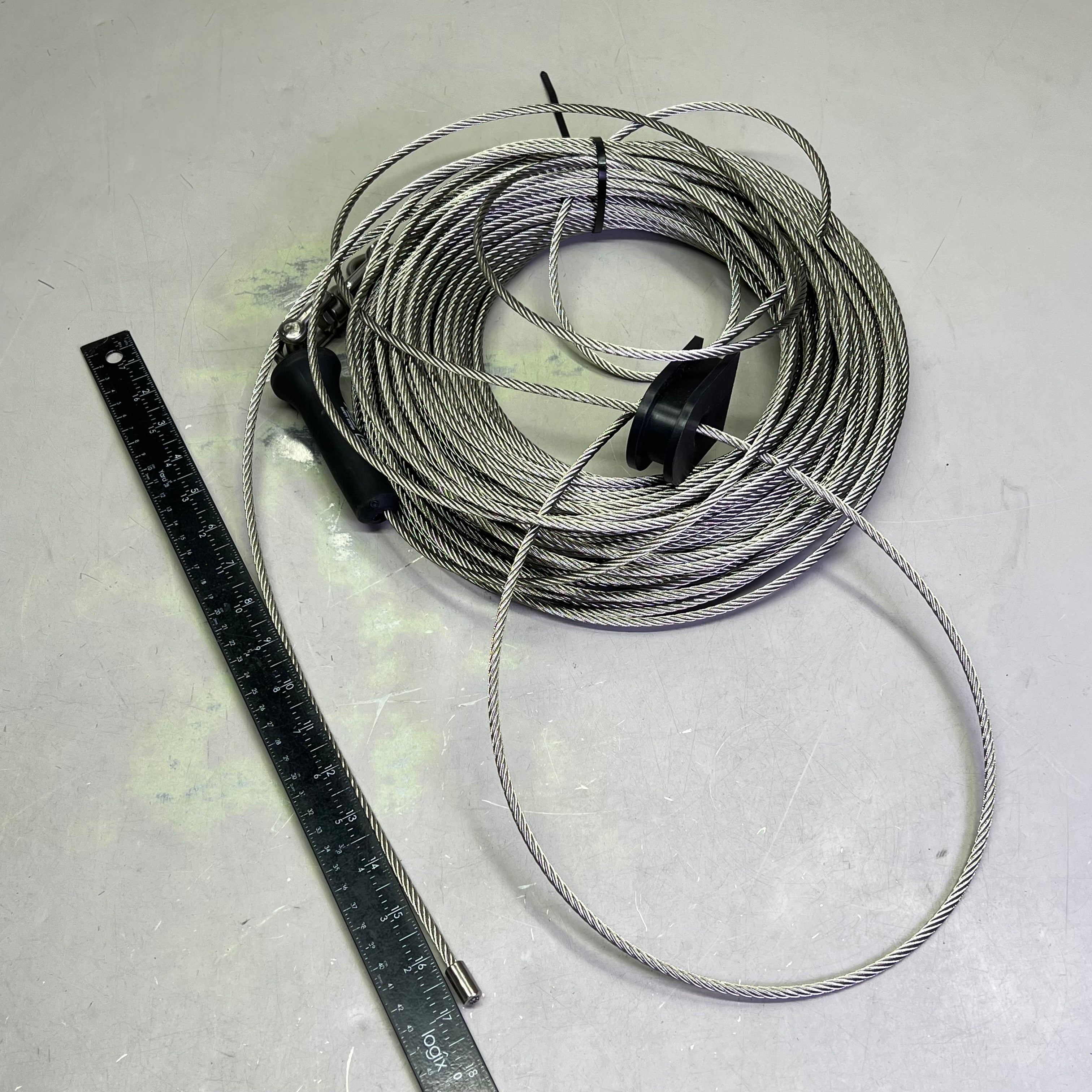SALA Intelligent Safety System Cable & Clamp Hook 13lbs Chrome