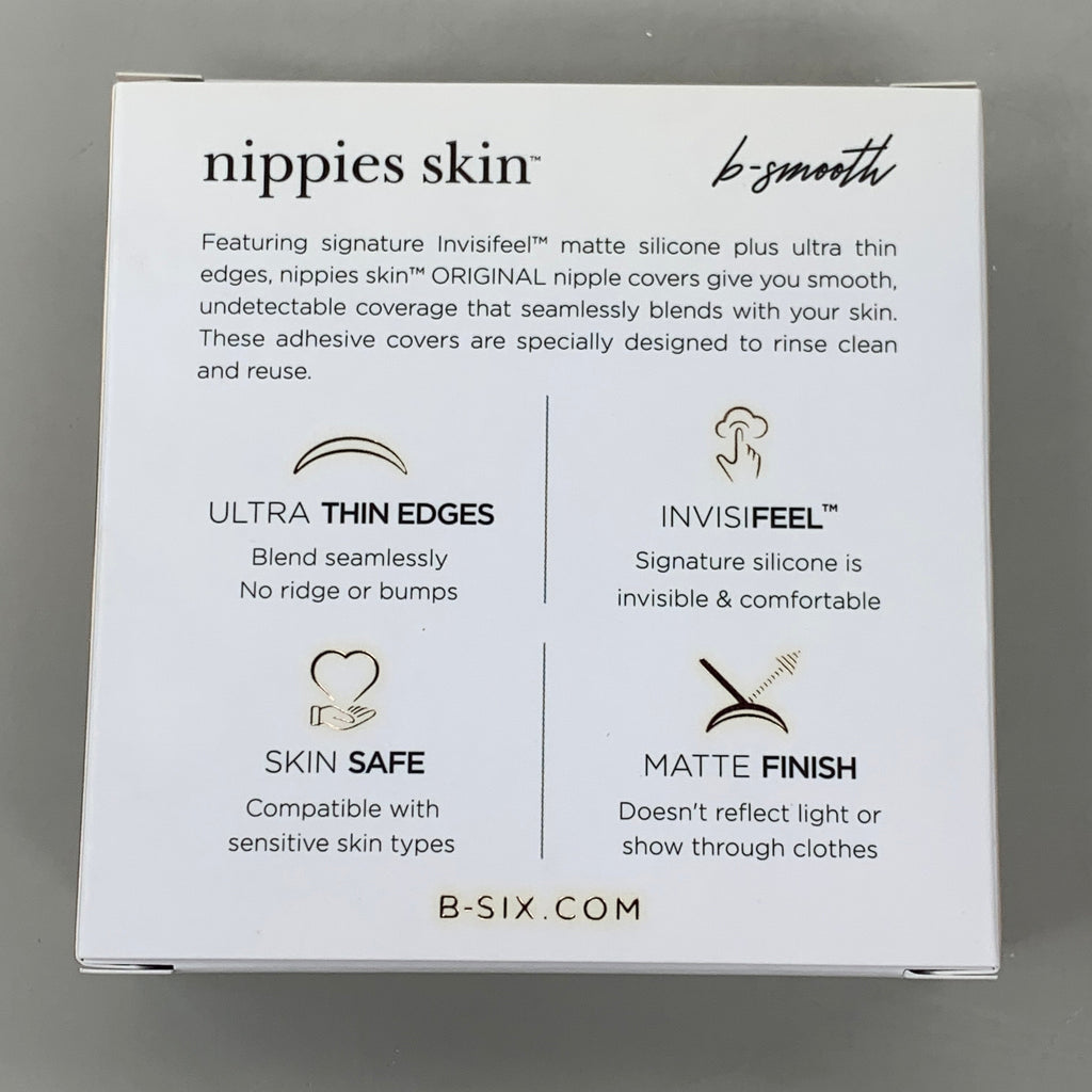 NIPPIES SKIN (2 PACK) Original Nipple Cover Smooth Coverage Caramel 1 Pair 1021