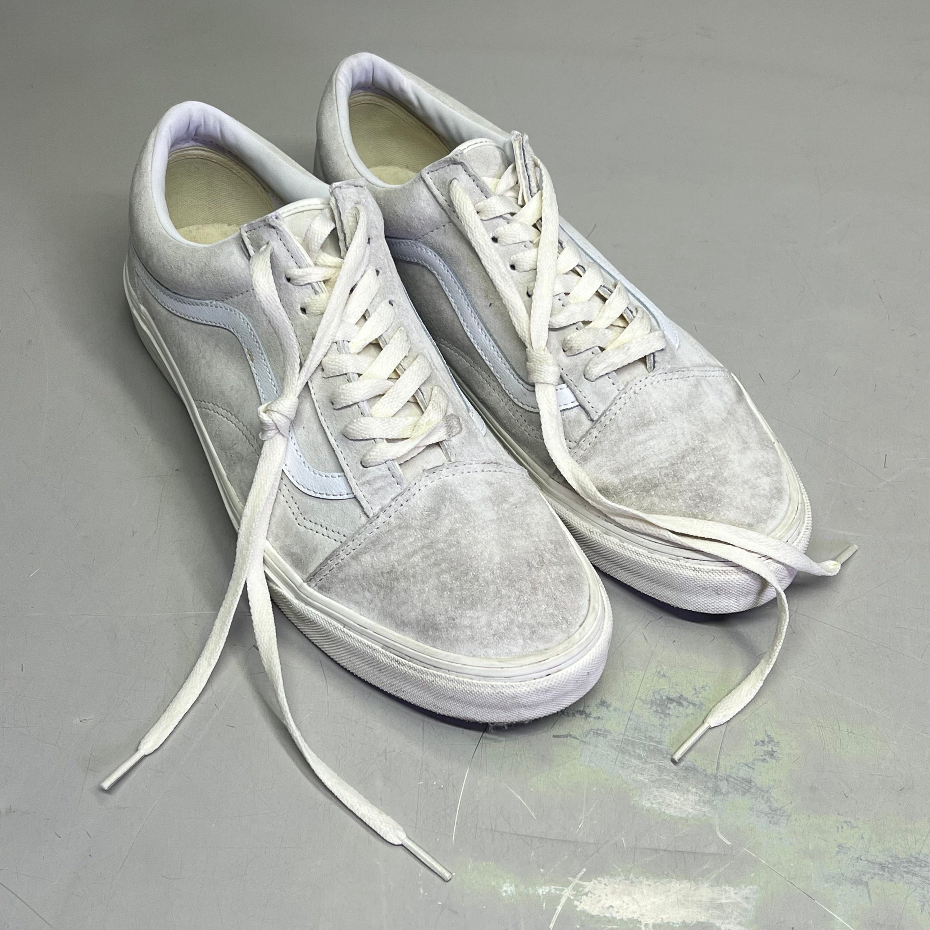 VANS Old Skool Lowpro Suede Sneakers  Men's Sz 11 Off White (Pre-Owned)