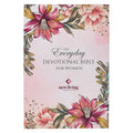 NLT Holy Bible Everyday Devotional Bible for Women New Living Translation, Floral - Hardcover
