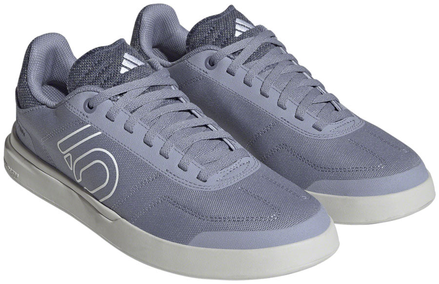 Five Ten Sleuth Deluxe Canvas Flat Shoes - Women's Silver Violet/Ftwr White/Coral 9