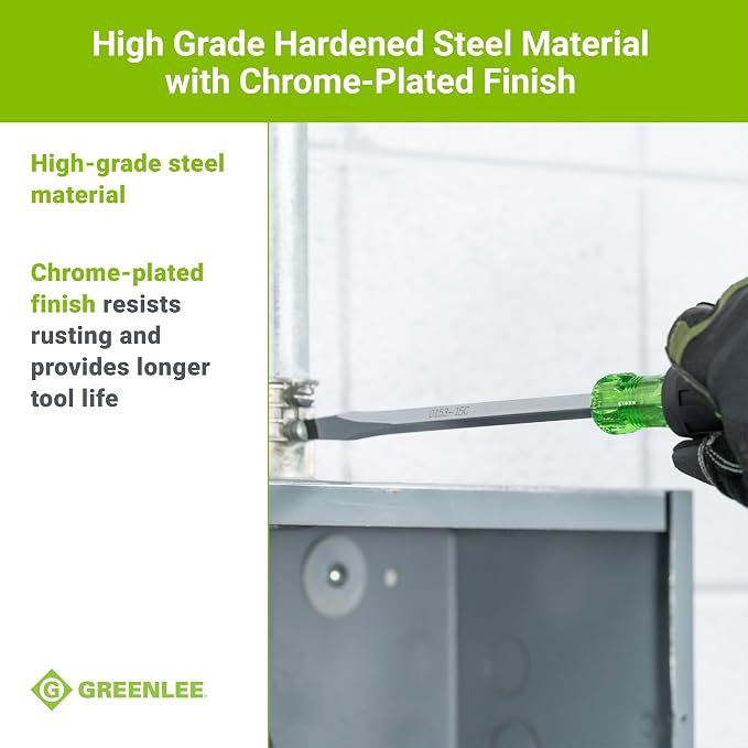 Greenlee 0153-02C 7-Piece Screwdriver Set with Cabinet, Keystone, and Phillips