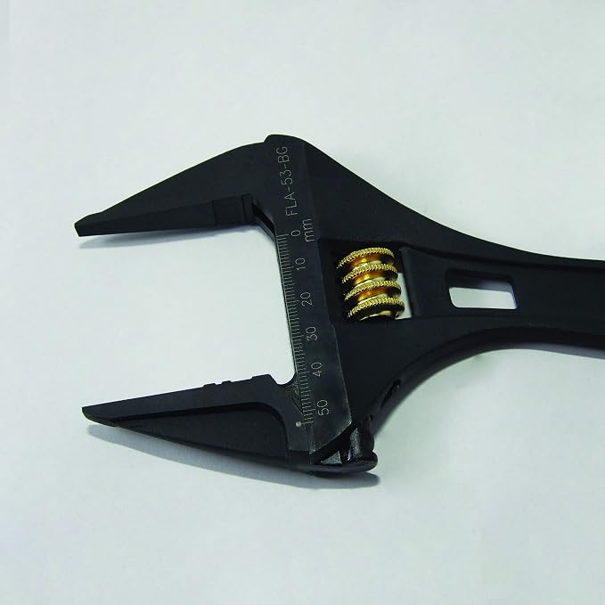Fujiya Tools, FLA-53-BG, Adjustable wrench, Black & Gold color-