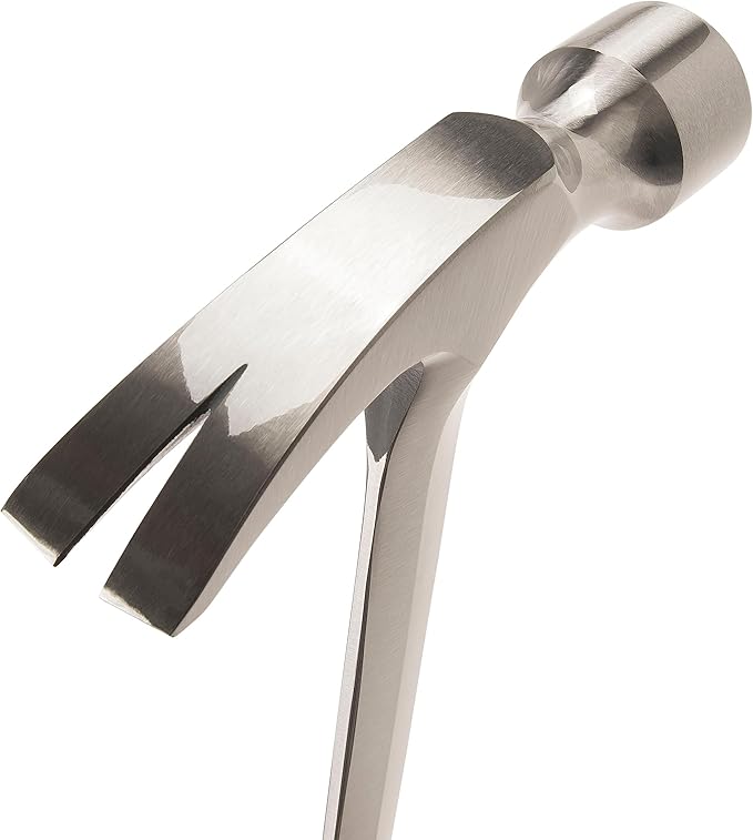 ESTWING Framing Hammer - 24 oz USA Made Long Handle Straight Rip Claw Hammer with Smooth Face & Shock Reduction Grip - E3-24S