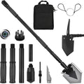 Camping Shovel 38'', with Pickaxe, Survival Folding Spade, Tactical Heavyduty Multitool, Military Compact Shovel for Off-Roading, Entrenching, Car Emergency, Outdoor