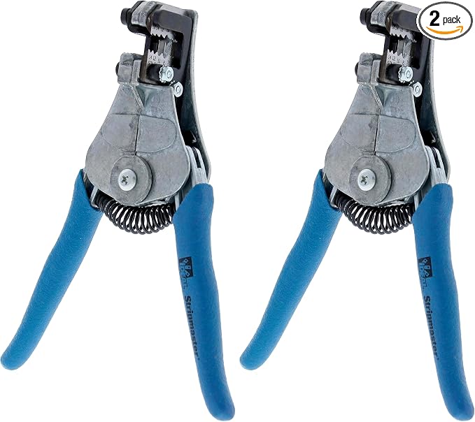 IDEAL Electrical Stripmaster® Wire Stripper, 10-22 AWG - One step precision wire stripping, easily strips wire clean - up to 7/8" (22 mm) (Pack of 2)