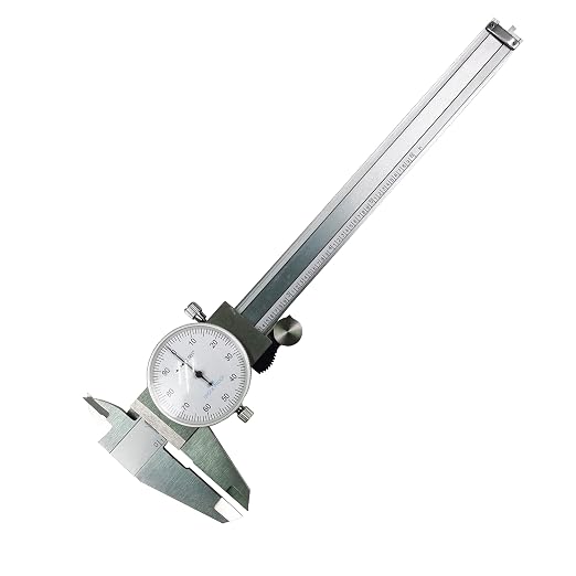 HFS(R) 2PCs/Pack, 0-6" Imperial Calipers 4 Way Dial Caliper 0.001" Shock Proof Plastic Case