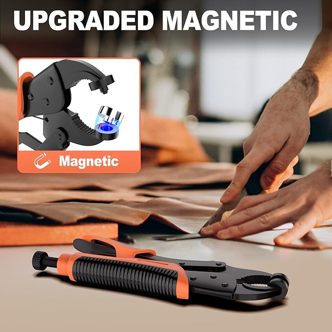 Heavy Duty Snap Fastener Tool Kit Canvas Snap Kit & Boat Covers – One-Hand Press Snap Installation Pliers for RV, Camper, Awnings, Tarps & Heavy Fabric Repair