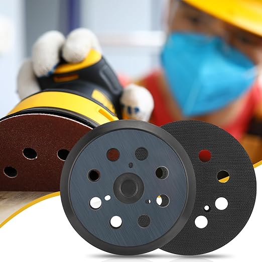 Sander Pads Replacement for Dewalt, 3 Pack 5" 8 Hole Hook and Loop Orbital Sander Pads Compatible with DeWalt DW420 DW421 DW422 DW423 DW426 D26451 D26453 Random Orbital Sanders