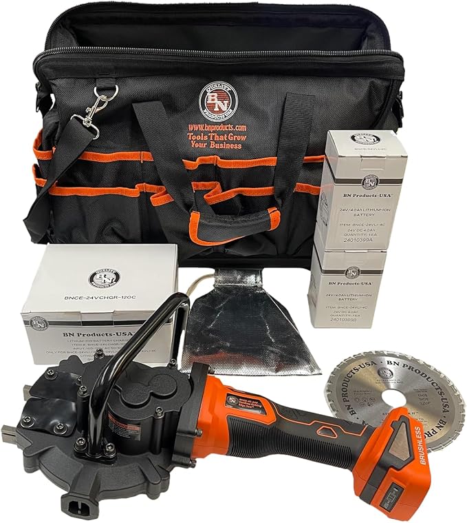 BN Products-USA BNCE-45-24V Cordless Cutting Edge Saw Strut, Rebar and Multi-Material Cutter