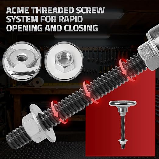 Mnoxo Vise Hardware Kit with Acme Threaded Rod System Precise Processing
