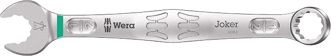 WERA - 05020235001-9642 Magnetic Rail 6003 Joker Imperial 1 Ring Spanner Set, 8 Pieces