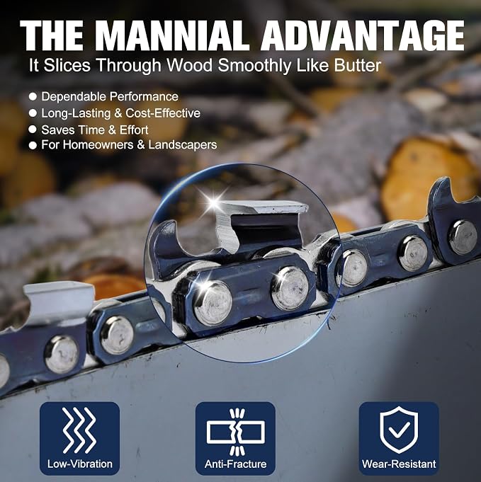 3 Pack 24 Inch Chainsaw Chain 3/8" .050" 84DL Fits S83G Husqvarna, Stihl