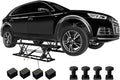 Albott 7000 LBS Portable Car Lift, Heavy Duty Quick Jack with 28" Max Height, Locking Levers & Wheels, 25–30s Fast Cycle, Adjustable Scissor Lift for Cars, SUVs, Light Trucks, Garage or Shop Use