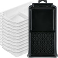 Bates- Paint Tray Liner, 4 Inches, One Plastic Paint Tray with 10 pcs Paint Pan Liners, Paint Pans Trays, Disposable Paint Tray, Paint Roller Tray Liners, Paint Trays for Painting Walls