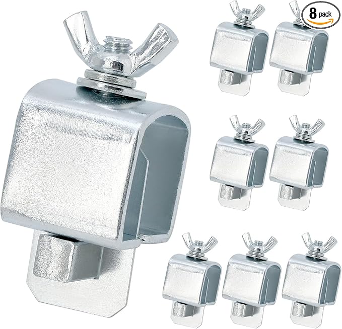 8 Pcs Butt Welding Clamps, Sheet Metal Welding Clips, Auto Body Panel Clamps for Edge to Edge Welding, Small Welding Clamps Tack, Welding Door Alignment Tool for Patch Repairs