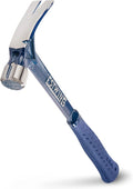 ESTWING Ultra Series Hammer - 19 oz USA Made Rip Claw Framing Hammer with Milled Face & Shock Reduction Grip - E6-19SM