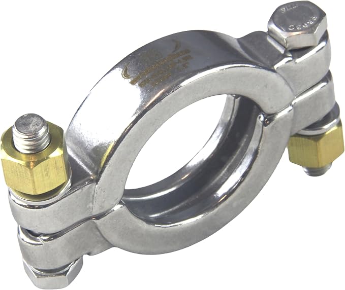 HFS(R) 2PCS, 1.5" High Pressure Tri Clamp Sanitary Clover for Tri Clamp Fitting Connection, Stainless Steel 304