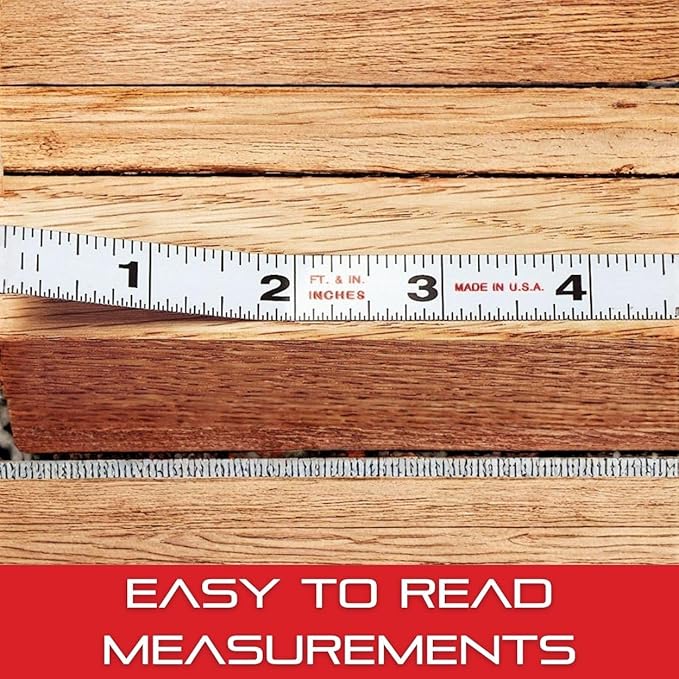Starrett Tape Measure Stix with Adhesive Backing - Mount to Work Bench, Saw Table, Drafting Table - 1/2" x 4', English Metric, Left-Right Reading - SM44W