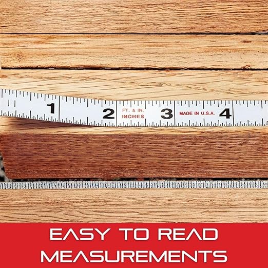 Starrett Tape Measure Stix with Adhesive Backing - Mount to Work Bench, Saw and Drafting Table - 1/2" x 4', English Metric, Left-Right Reading - SM44ME