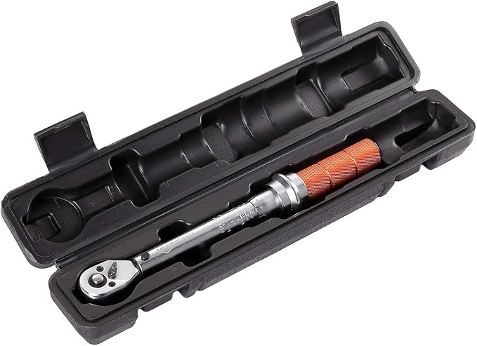 Amazon Basics 1/4-Inch Drive Click Torque Wrench - 20-150 Inch-lb, 2.5-15 Nm (Pack of 10)