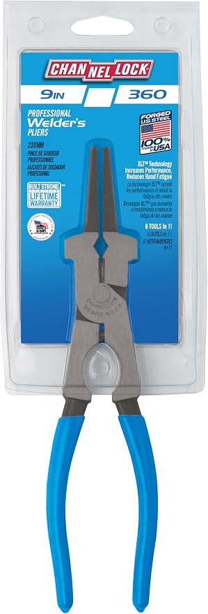 Channellock 360 Pliers, 9", Polished