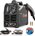 GZ GUOZHI 145A MIG Welder, 3 in 1 Welders FLUX MIG/Lift TIG/ARC Multi-Process Welder, 110V Welding Machine, ‌Flux Core Welder with upgrade Large LCD Screen