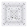 Creative Grids 14-1/2in Square It Up or Fussy Cut Square Quilting Ruler – CGRSQ14 – Made in USA, Non-Slip Grip Acrylic Quilting, Sewing, Crafting, Patchwork Ruler & Template