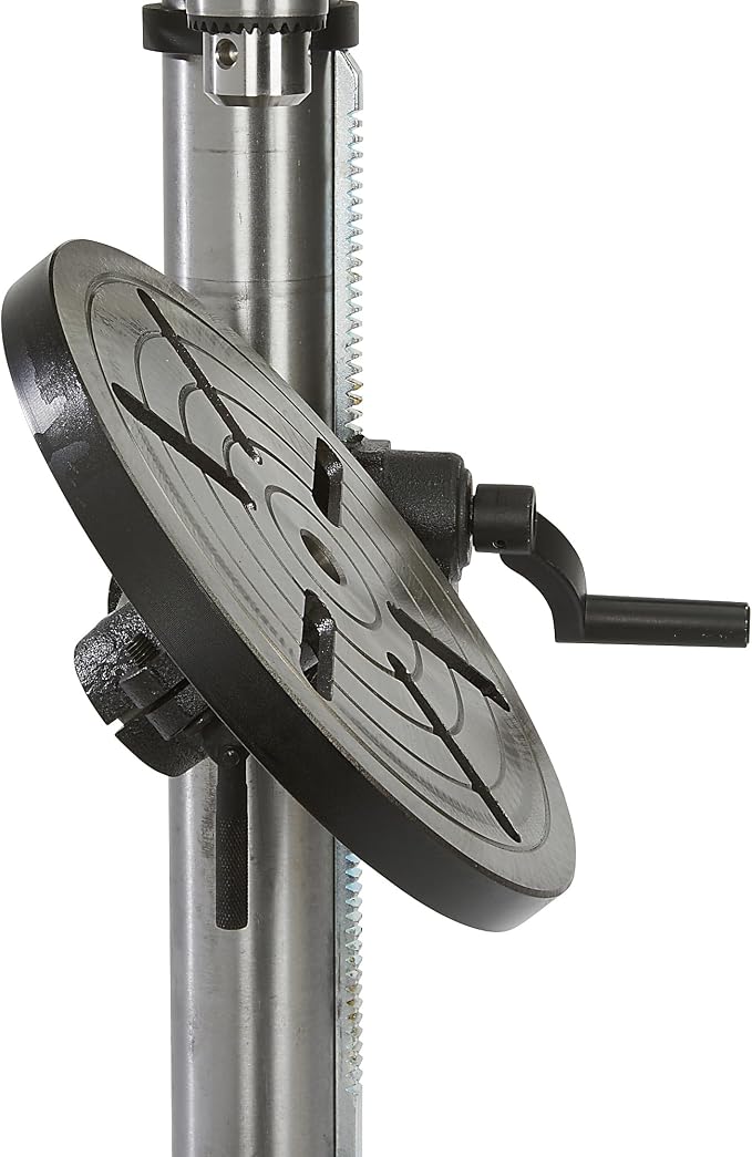 Klutch 13-Inch Benchtop Drill Press - 3/4 HP, 120 Volt Motor, 5/8-Inch Chuck with 1-Inch Drilling Capacity and 45-Degree Table Tilt