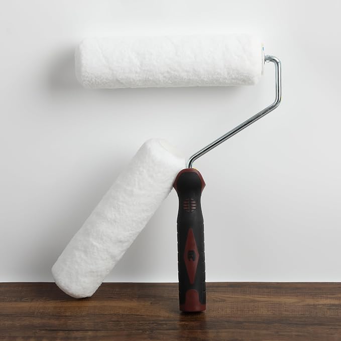 Bates- Paint Roller Covers, 9", 5 Pack, White, Covers for Paint Rollers 9 Inch, 9 Inch Paint Roller Covers, Paint Roller Cover, Paint Roller Covers 9 Inch, Large Paint Roller Covers
