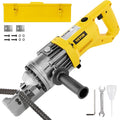 VEVOR Electric Hydraulic Rebar Cutter 900W 110V - Portable, Cuts #5 4-16mm Rebar in 3 Seconds, with Stainless Steel Carry Case