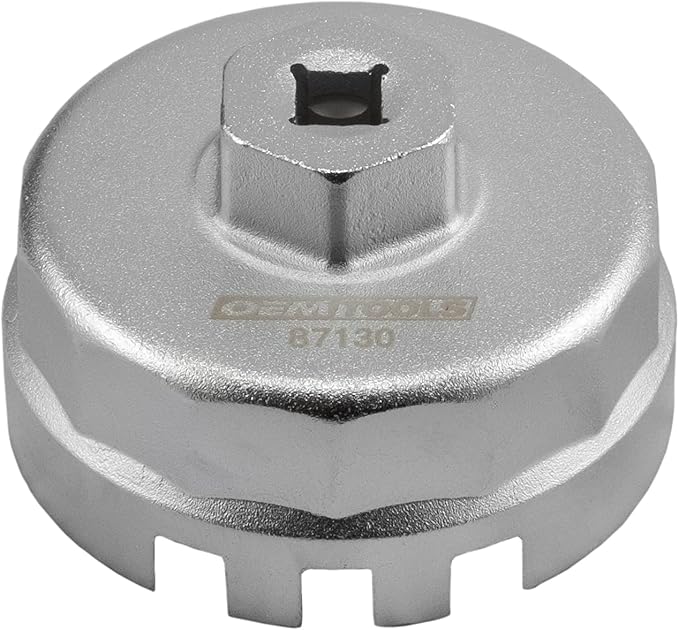 OEMTOOLS 87130 64MM Toyota & Lexus Oil Filter Wrench with 14 Flutes, 64MM Cap Wrench, Oil Change Tool