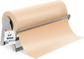 Bryco Goods - 24 Inches All Paper Roll Dispenser and Cutter Made of Heavy-Duty Steel Frame & Sharp Blade. Holds, Dispenses & Cuts. Wall Mountable & Non-Slip Tabletop. Up to 1000ft Rolls