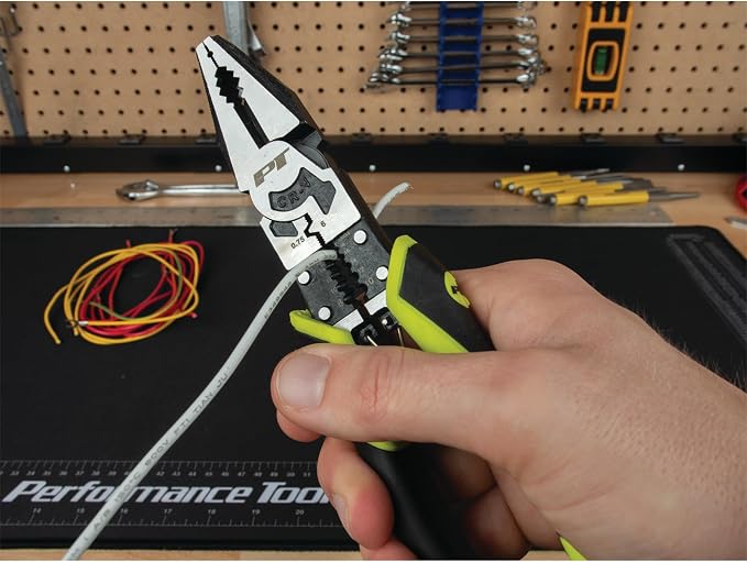 Performance Tool W86508 8-1/2 in. Multifunction Linesman Pliers
