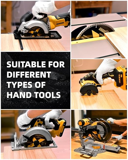 ANGELSWORD 7-1/4 Inch Circular Saw Blade for Framing, Fast Wood Cutting, 24T, 10 Pack