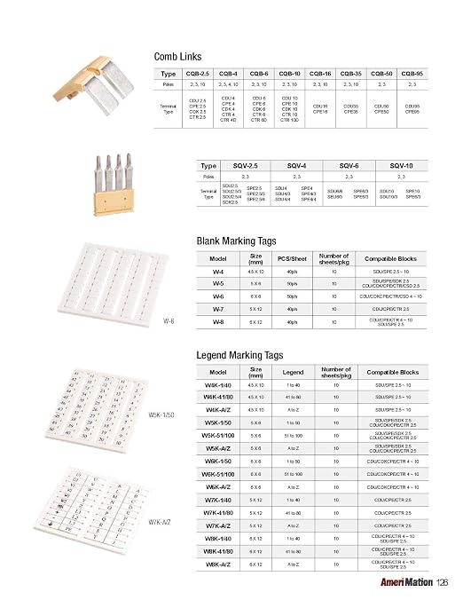 SDU4, DIN Rail Terminal Block, Spring clamp, Single Level, Feed Through, L59xH36.5xW6mm, 600V 20A, 12-28 AWG, Beige, 50pcs Bundle