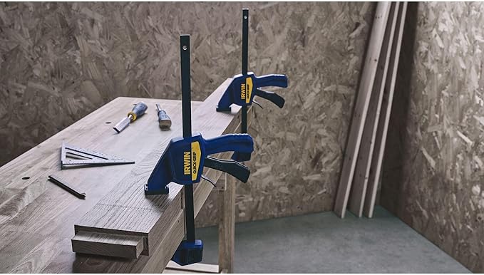 IRWINQUICK-GRIPOne-Handed Bar Clamp, Medium-Duty, 12", 1964718