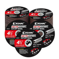 EZARC Cut Off Wheel 100 Pack, 4.5" x .045" x 7/8" Cutting Wheel, Metal & Stainless Steel Cutting Disc for Angle Grinder