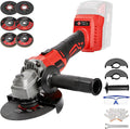 Angle Grinder Cordless for Milwaukee M18 Battery, Brushless, 4 1/2" Cordless Grinder, Variable Speed, Powerful 18V Angle Grinder Tool for Grinding Polishing Cutting (Battery Not Included)