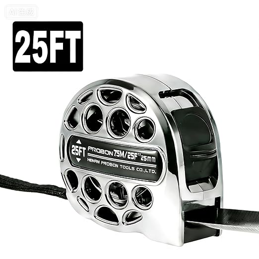 6 Pack 25FT Tape Measurement Stainless Steel Retractable Measuring Tape Double Side Scale with Laser Measure for Household Agricultural Industrial Woodworking (6)