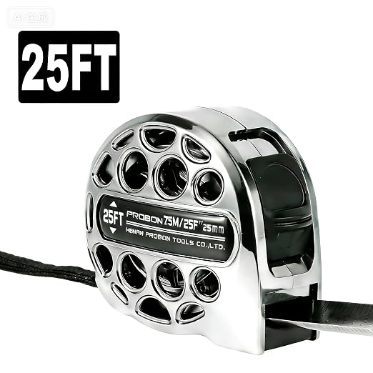 2 PCS/Pack Tape Measure 25'FT Foot/7.5M Retractable Measuring Tape Double Side Scale Handy Stainless Steel Measurement Tape for Construction Household Woodworking (2)