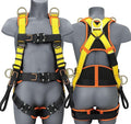 TT TRSMIMA Safety Harness Fall Protection Upgrade 4 Quick Buckles Construction Full Body Harness 6 Adjustment D-ring