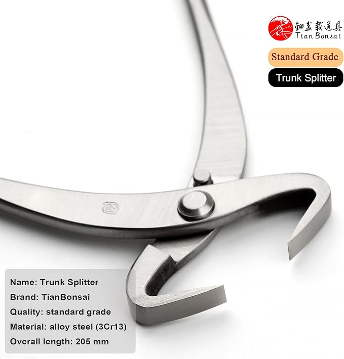 Standard Series Bonsai Tools Trunk Splitter/Root Cutter From TianBonsai (205 Mm Trunk Splitter)