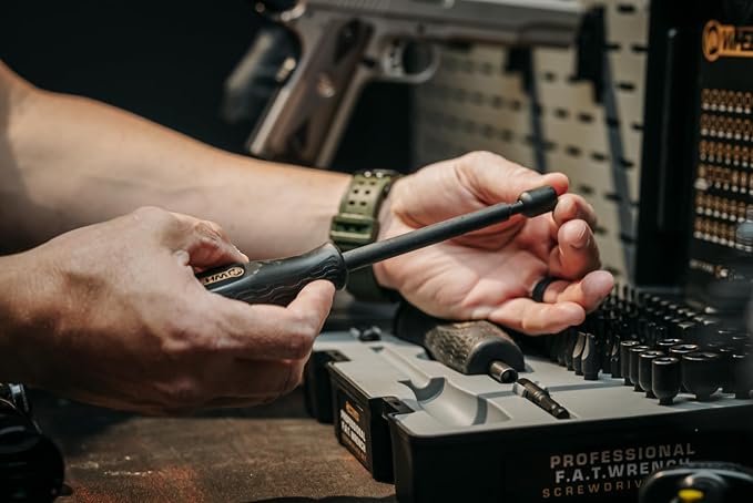 Wheeler Engineering 100-Piece Professional Fat Wrench Screwdriver Set with Durable Construction and Storage Case for Gunsmithing and Maintenance